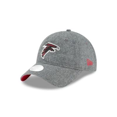 Atlanta Falcons Gorra | New Era NFL Melton Wool 9twenty Adjustable Cap Mexico - Grises